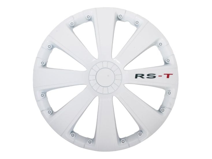 Autostyle RS-T 14 inch set van 4 wieldoppen - White