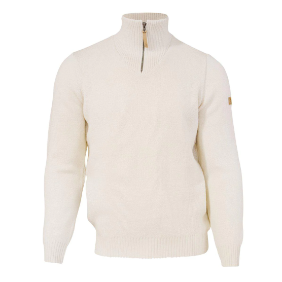 Ivanhoe NLS Elm witte half zip heren trui
