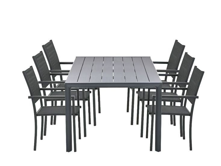Garden Impressions Moon Adana 7-delige tuinset - Dark Grey