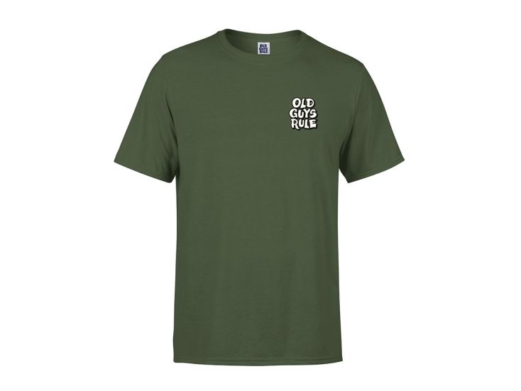 Old Guys Rule Bigger Fish II heren t-shirt