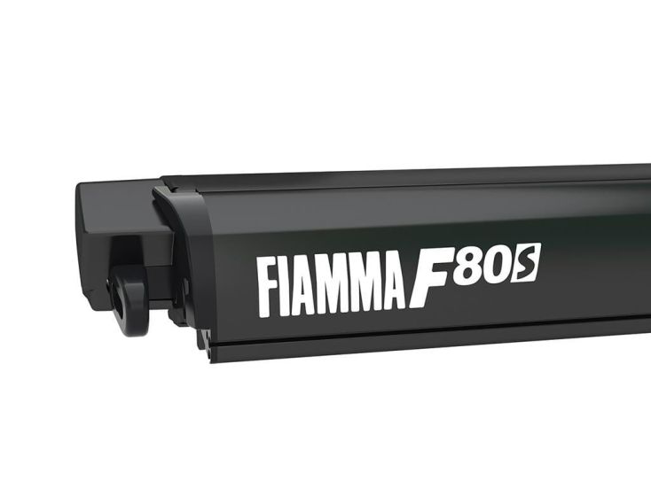 Fiamma F80S Deep black 425 Royal Grey cassetteluifel