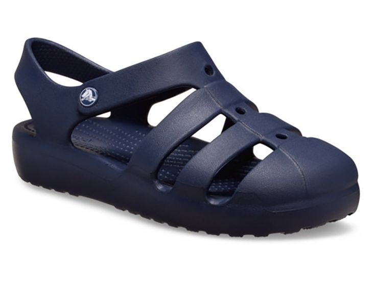 Crocs Classic Fisherman T Kindersandalen - Navy