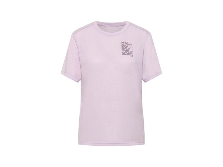 Jack Wolfskin Vonnan Graphic dames shirt - Pale Lavender