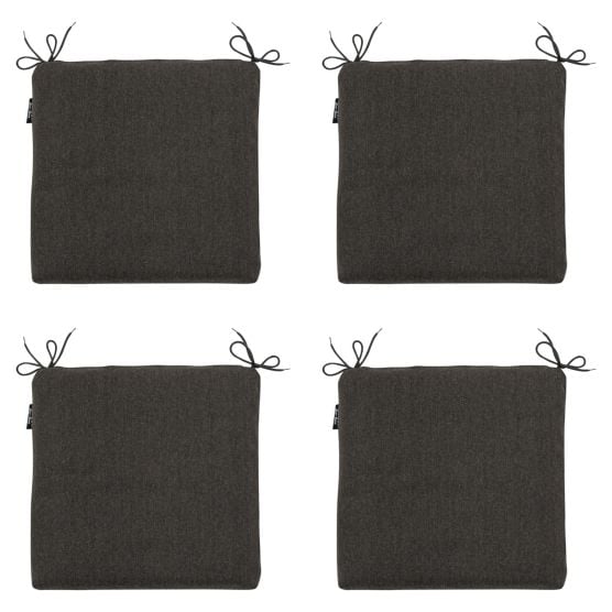 Madison Dark  canvas eco+ Zitkussen - Set van 4