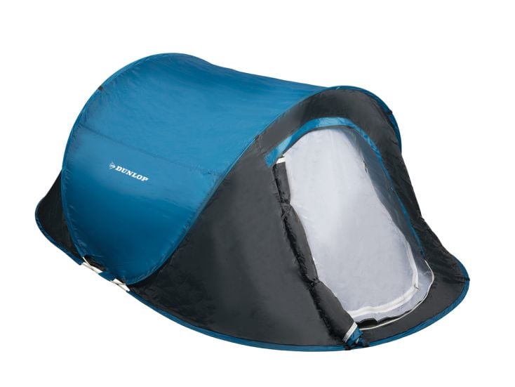 Dunlop 2-persoons Pop-up tent - Blue/Grey