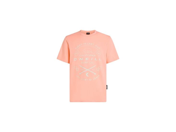 Jack O'Neill Muir heren shirt - Coral Pop