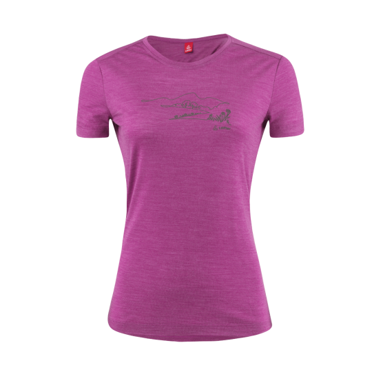 Loeffler Country dames t-shirt - Purple