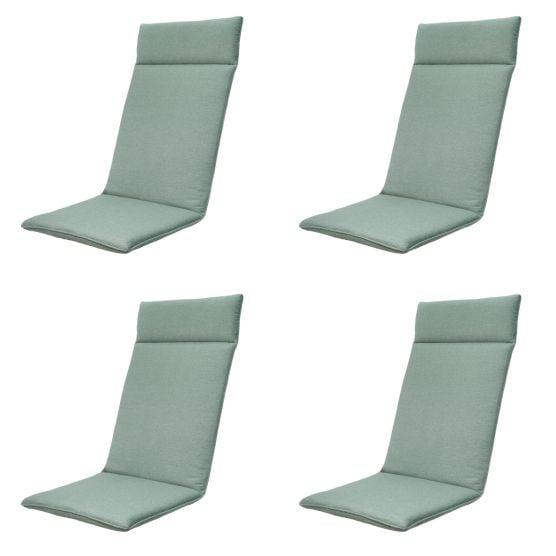 Madison Napels kaki Tuinstoelkussen - Set van 4