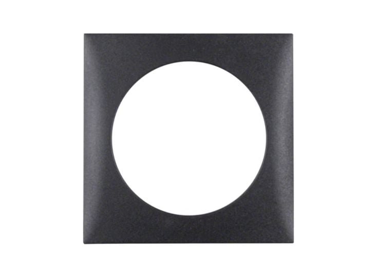 Berker integro 1V afdekraam - anthracite