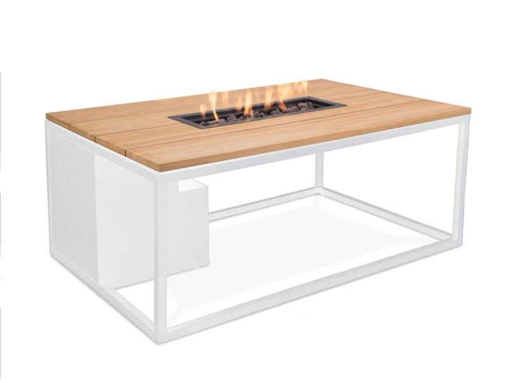 Cosi Fires Cosiloft 120 vuurtafel - White/Teak