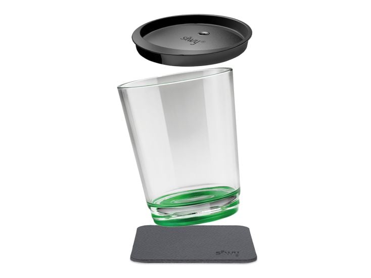 Silwy Triple magnetische drinkbeter - Green