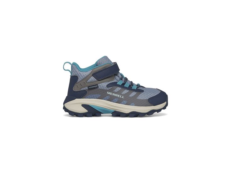 Merrell Moab Speed 2 Mid A/C Kinder wandelschoenen - Turquoise
