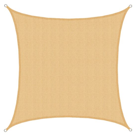 AMANKA 4x4 beige HDPE schaduwdoek
