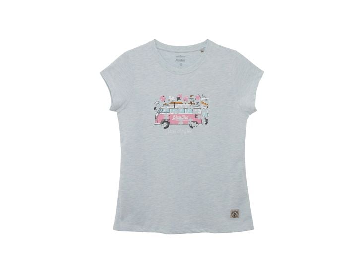 Van One Bulli Puzzle dames T-Shirt - Glacier Blue