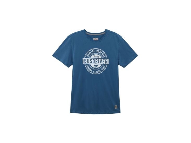 Van One Busdriver heren T-Shirt - Blue