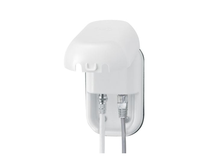 Maxview RJ45 en F-conn buitenstopcontact