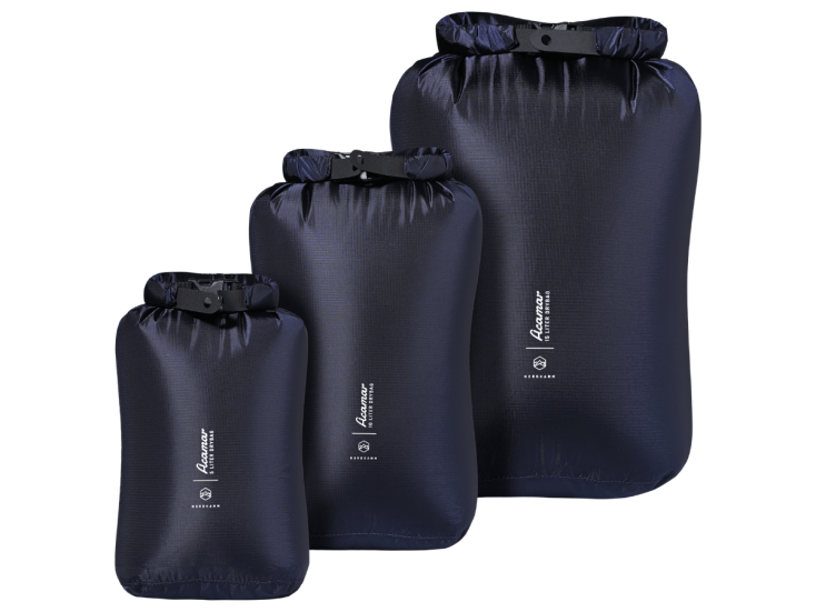 Nordkamm Acamar Blue dry bag - set van 3