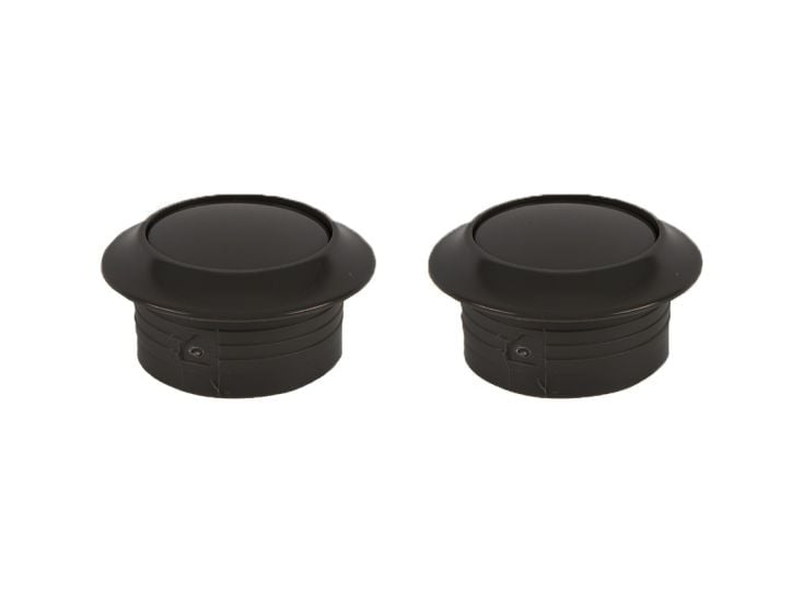 Push-lock knoppen - zwart