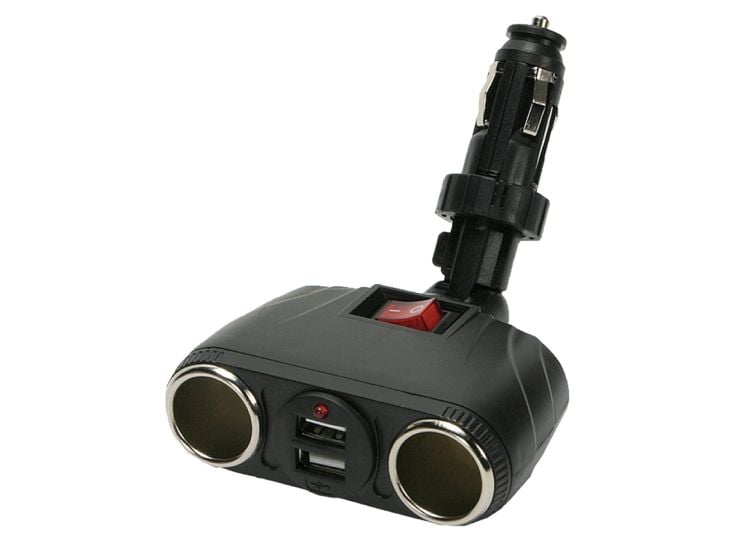 All-ride contactdoos dubbel & 2usb