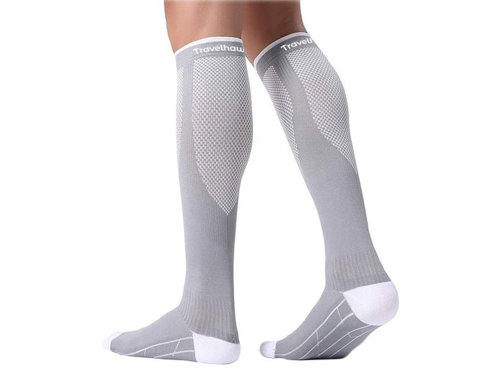 Travelhawk Grey Compressiekousen - Set von 3