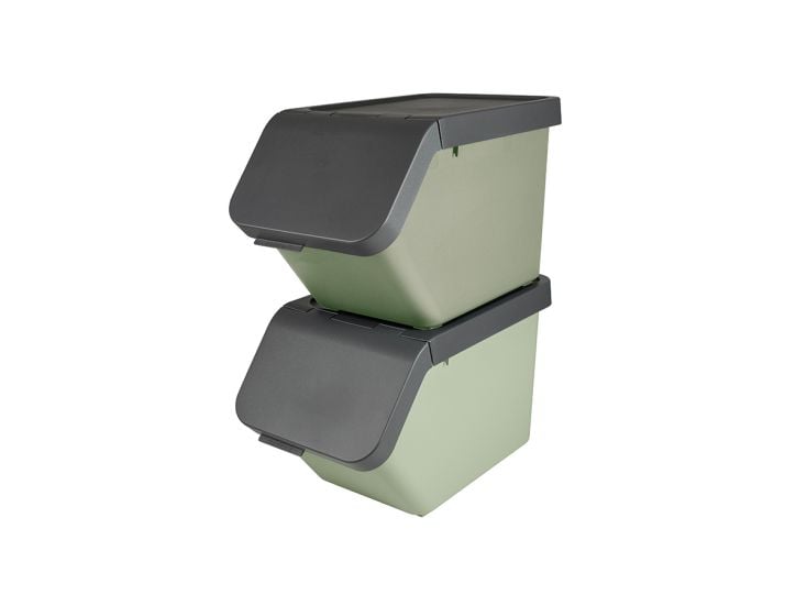 Sunware Sigma home set van 2 30L sorteer unit +deksel - groen