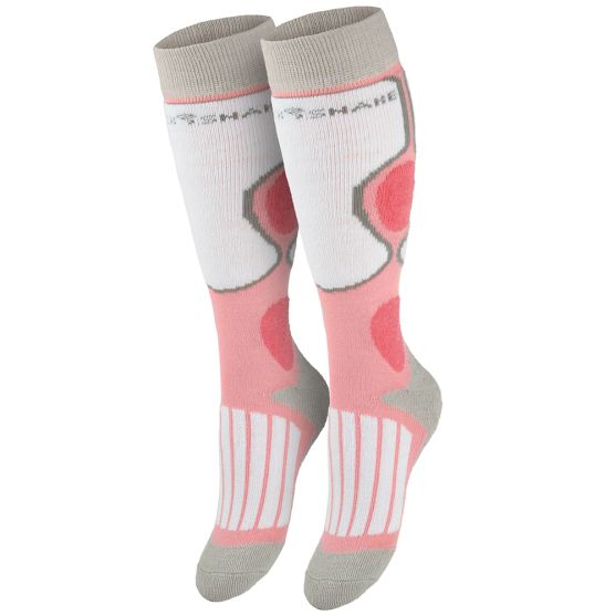 Black Snake Roze kinder skisokken