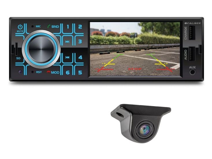 Caliber RMD434DAB-BTV 4 inch autoradio met camera