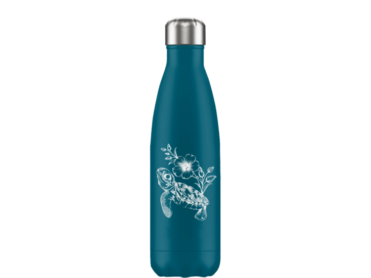 FLASKE 500 ml RVS Drinkfles - Water Turtle