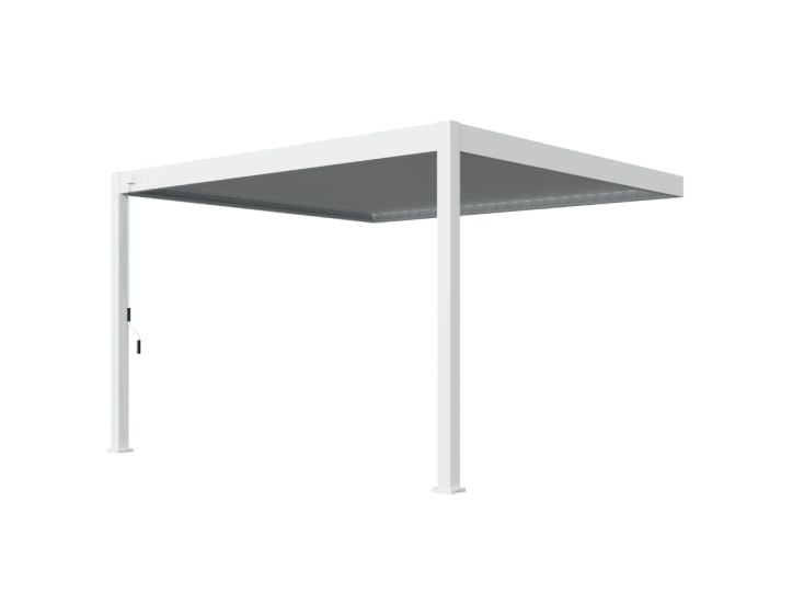 Orion Deluxe 360 x 400 cm muur terrasoverkapping - White