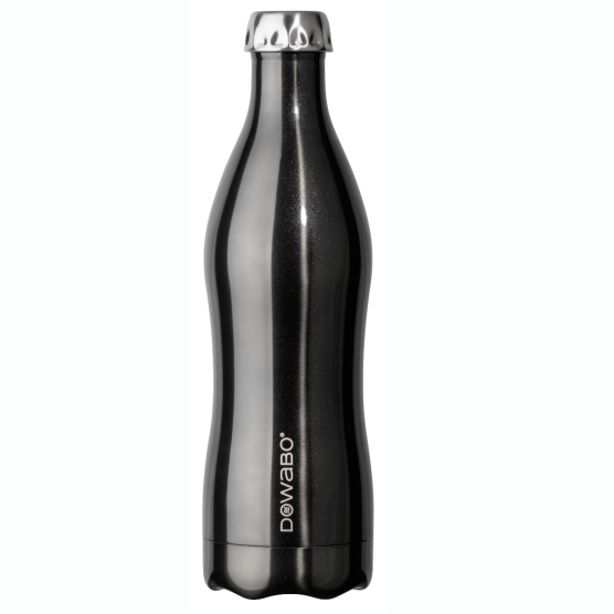 Dowabo Metallic Collection 750 ml thermosfles - Black