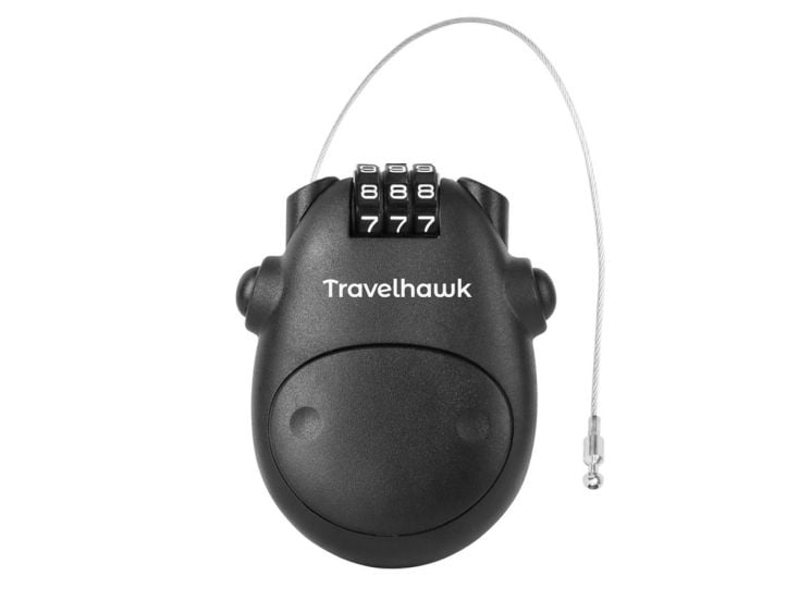 Travelhawk Kabelslot - Cijferslot - Snowboard slot