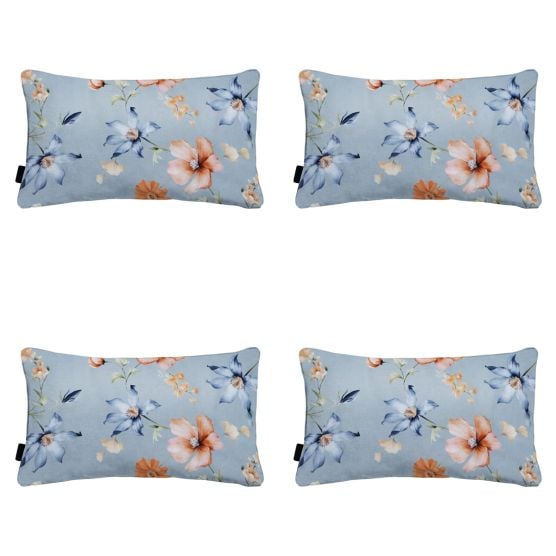 Madison Florina blue Sierkussen - Set van 4