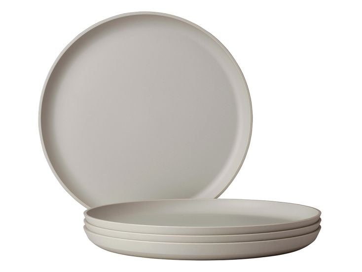Mepal Silueta 260 mm set van 4 platte borden - White
