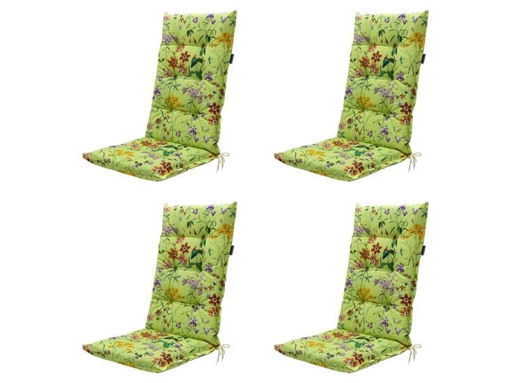 Madison Milly green Tuinstoelkussen - Set van 4