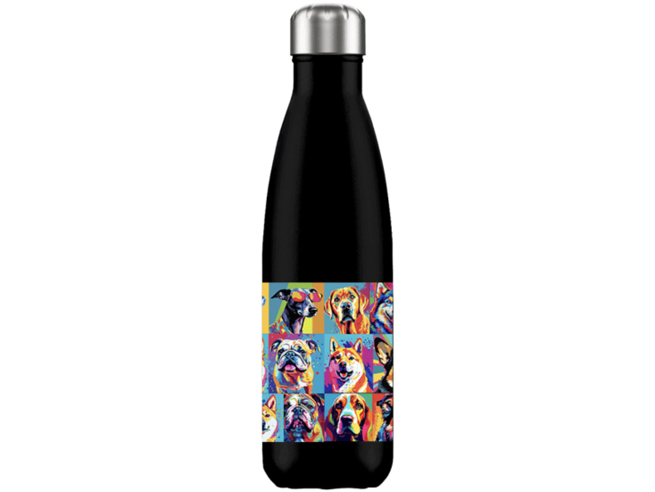 FLASKE pup parade 500 ml RVS Drinkfles - Night