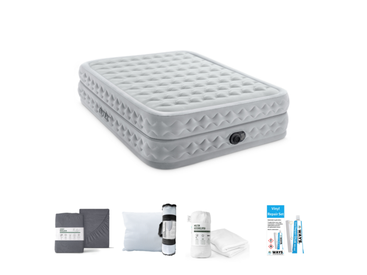 Intex Supreme Air-Flow 203 x 152 cm Luchtbedset - 5-delig