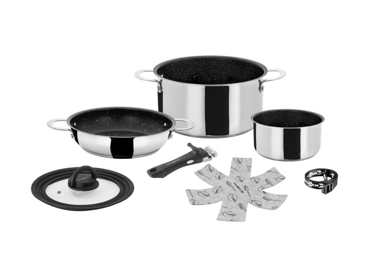 Brunner Academy Vacuum 5+1 Ø22 cm pannenset