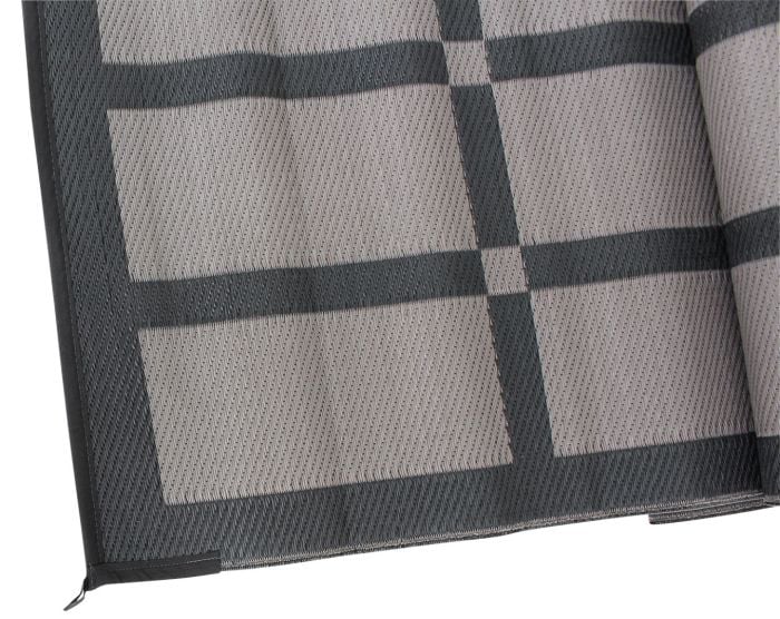 Eurotrail 250 x 350 Patio Mat - Black/Grey