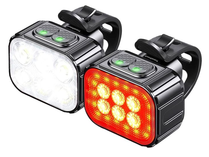 Travelhawk LED fietsverlichting set