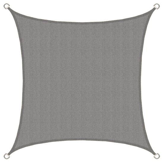 AMANKA 2 x 2 HDPE schaduwdoek - Grey