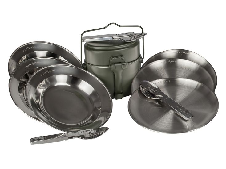 Black Snake 19-delig kookgerei campingservies
