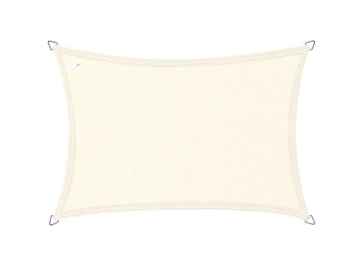 Buitenkado 3x4,5m creme wit schaduwdoek