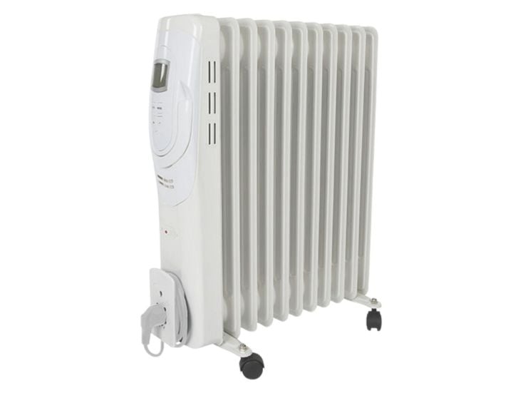Perel TC78011LCD olieradiator - 2500 watt