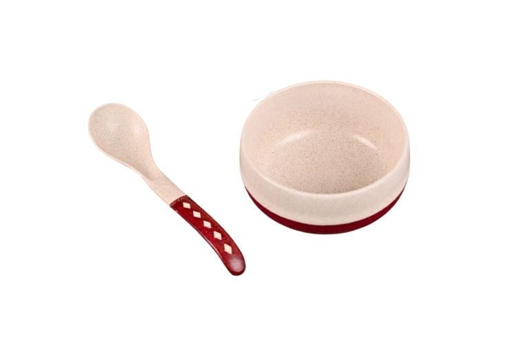 Croppie set van 4 250 ml soepkom met lepel - Coral