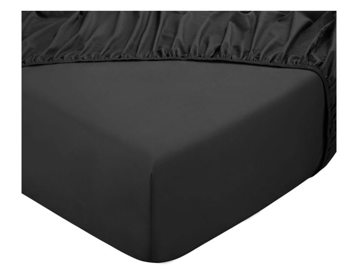 DoubleDry Home 90 x 200 cm hoeslaken - zwart