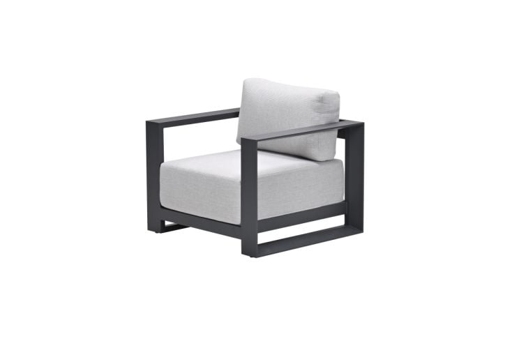 Garden Impressions Levanto lounge fauteuil - carbon black