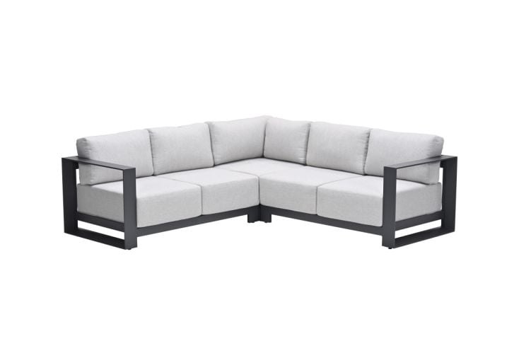 Garden Impressions Levanto 3-delige hoekset - carbon black