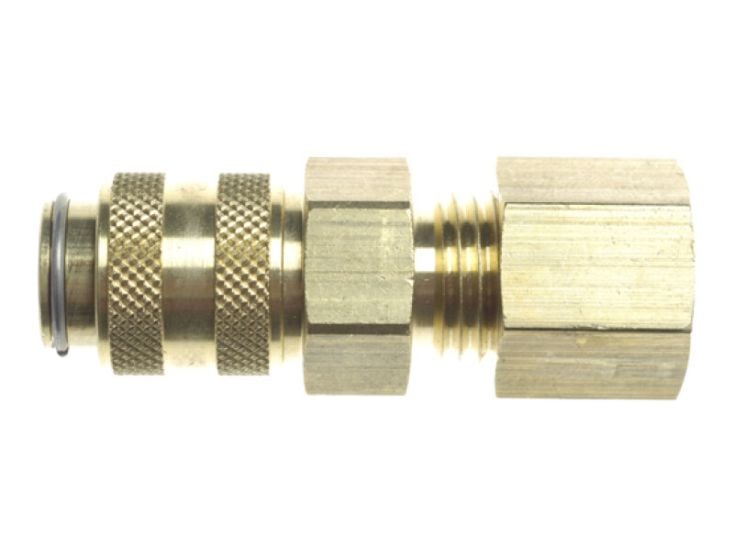 Gimeg 6/8 X 8mm glad snelkoppeling