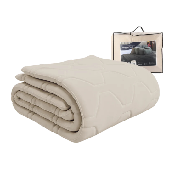 HappyBed Taupe dekbed - 200 x 200 cm