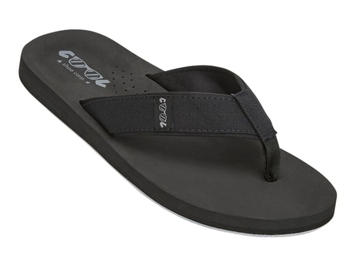 Cool Shoe Corp. Log Heren Slippers - Black